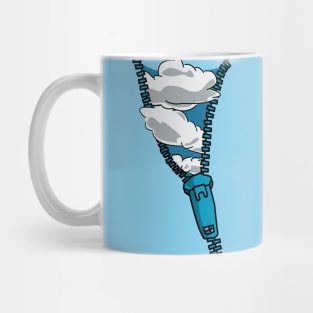 Zip Check - Cloudy Skies Mug